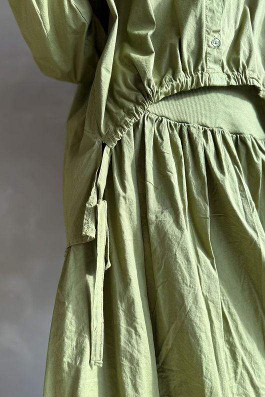 Paloma French Tuck Shirt Olive